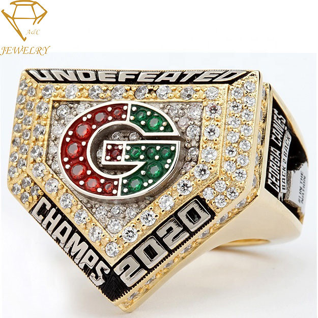 China 316L  High School Football State Championship Rings factory