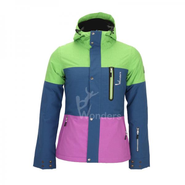 Quality Long Sleeve Waterproof Light Ski Jacket Breathable OEM for sale
