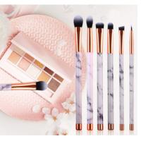 China High quality marble lines customized hot sell makeup brush with package for sale