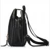 China Genuine cow leather school bags black women's bags fashion travelling shoulder bags factory