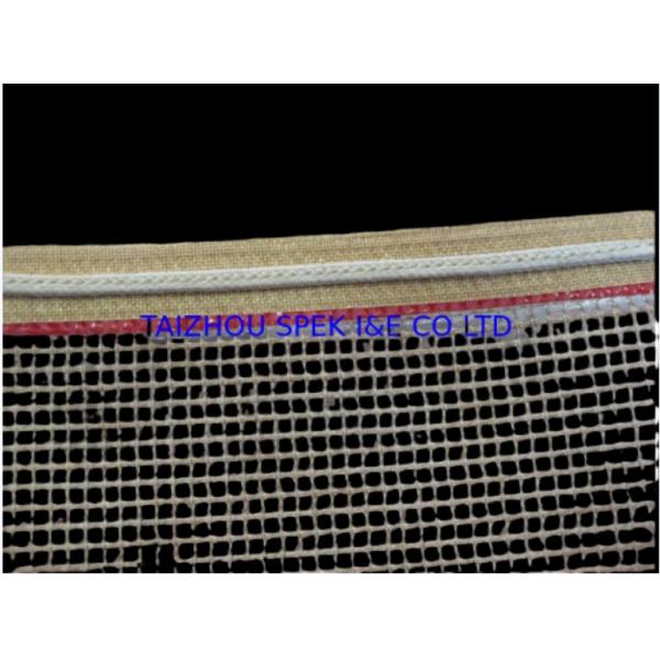 Quality Edge Reinforcement PTFE Mesh Conveyor Belt Easy Clean Chemical Solvents for sale