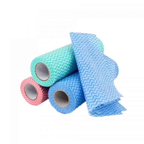 Quality Perforated Spunlace Cleaning Wipes Multicolor Practical Reusable For Kitchen for sale