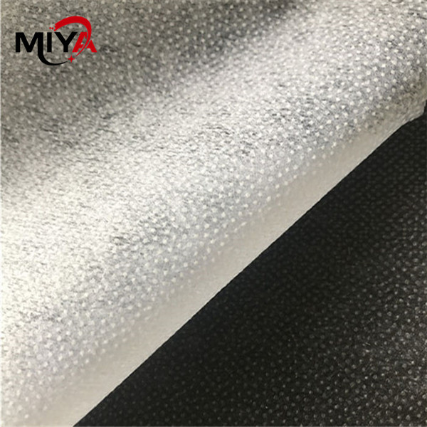 Quality 50 Percent Polyester 25gsm 90cm Non Woven Interlining Fabric for sale