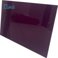 China UV Blocking Coloreds Purple See Through Glossy Solid Perspex Sheet For Signage factory