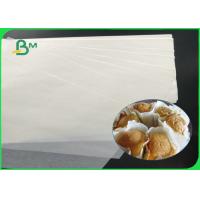 China 100% Safe FDA Food Grade 33 - 38gsm White Cupcake Liner Paper Sheet For Cakes factory
