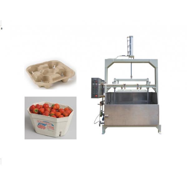Quality Renewable Paper Molded Machine For Making Egg Carton Fruit Tray Coffee Cup Tray for sale