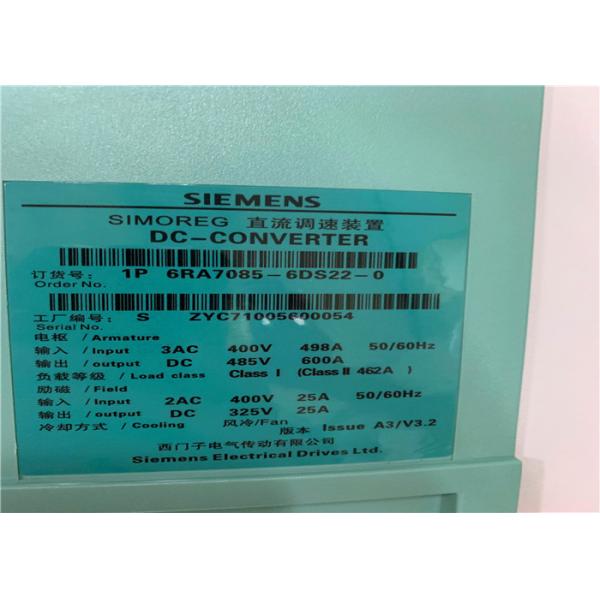 Quality Siemens 6RA7085-6DS22-0 SIMOREG DC Master Converter 400V NEW & ORIGINAL for sale
