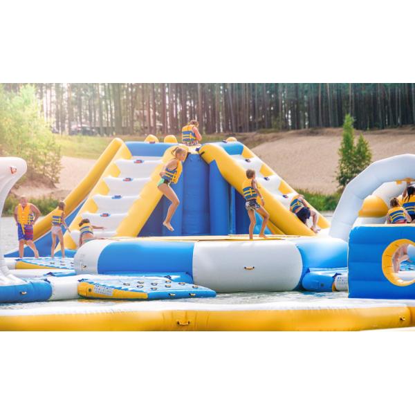 Quality Greece Inflatable Aqua Park Equipment / Inflatable Commercial Water Park Toys for sale