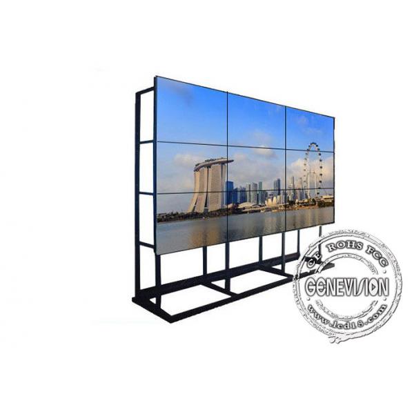 Quality Seamless LCD Video Wall Wifi Digital Signage 4*8 Floorstanding Cabinet 46 Inch Samsung for sale