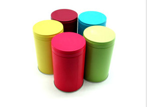 Quality Fantasy Candy Tin Can Small Round Containers With Stackable Inner Lid for sale
