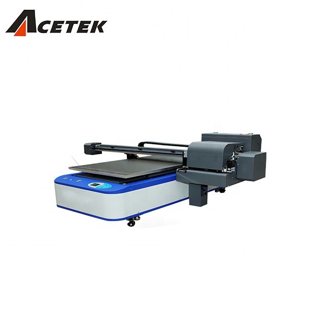 China Acetek 6090 Digital Uv Flatbed Printer Industrial XP600 Printhead factory