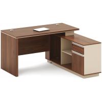 China MFC Wooden Office Computer Table E1 Grade Melamine Board Office Manager Desk factory