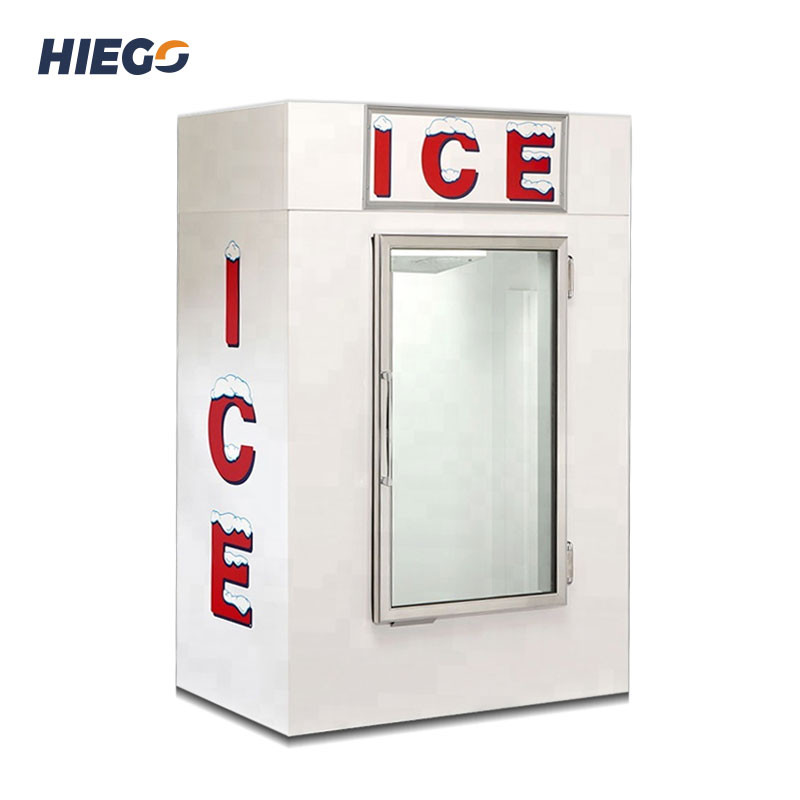 China Cold Wall System Outdoor Ice Merchandiser Ice Storage Bin R404a factory