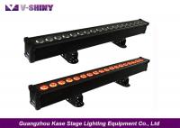 China 18w X 18pcs Rgbwauv 6 In1 Pixel To Pixel Led Stage Light Bar Dmx512 40 Degree Beam Angle factory