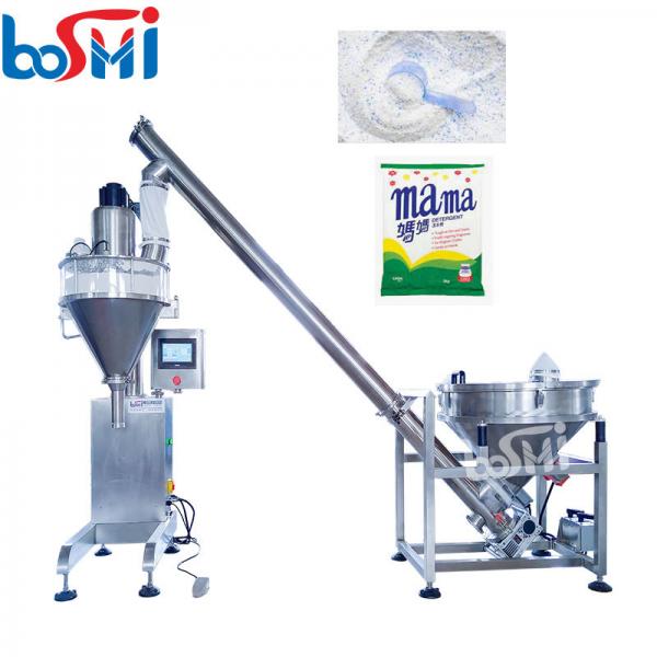 Quality PLC Control Detergent Powder Filling Packing Machine Semi Automatic for sale