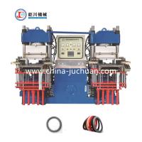 China Automatic Rubber Press Vacuum Compression Moulding Machine To Make Steering Wheel Cover Inner Rubber Ring factory