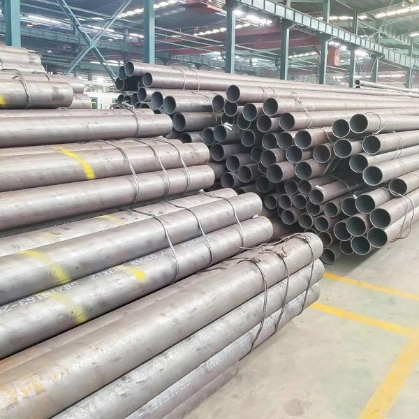 Quality Metal Beveled End Seamless Carbon Steel Pipe Tube Astm A252 Grade 2 for sale