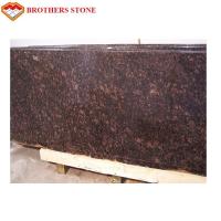 China Beautiful Polished Granite Stone , Natural Tan Brown / English Brown Granite Slabs factory
