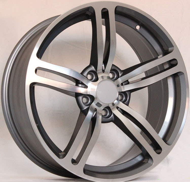 China 20inch Staggered Rims For BMW M5/ Gun Metal Machined Customized Forged Aluminum Alloy Rims factory