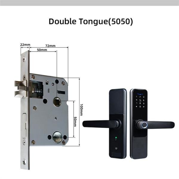 Quality 5VDC TTlock Smart Lock Biometric Keyless Smart Door Lock Wifi App Control for sale