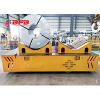 China Heavy Load Wireless Control Rubber Tire Steel Coil Transfer Car Handling Equipment factory