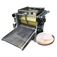 China Commercial electric cooked round sheet crepe taco roti corn mexican tortilla chapait crepe press machine factory