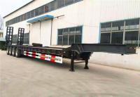 China Sinotruk 10T Low Bed Semi Trailer Mechanical Suspension factory