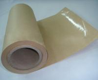 China kraft brown siliconized release paper material factory