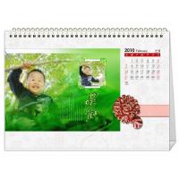 China 2018 company advertising calendar printing, Glossy art card desk calendar with cheap prices, cute desk calendar for sale