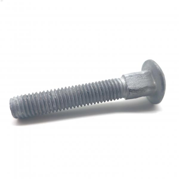 Quality M36 M20 HDG Long Neck Galvanized Carriage Bolts With Fine Pitch Thread For Power for sale