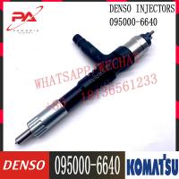 China Genuine New Diesel Nozzle Fuel Injector 095000-6640 6251-11-3200 6251-11-3201For KOMATSU SAA6D125E-5C/5D Engine for sale