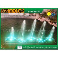 China Square Shape Musical Water Fountain Multiple Nozzles Single Conversion 4400W for sale