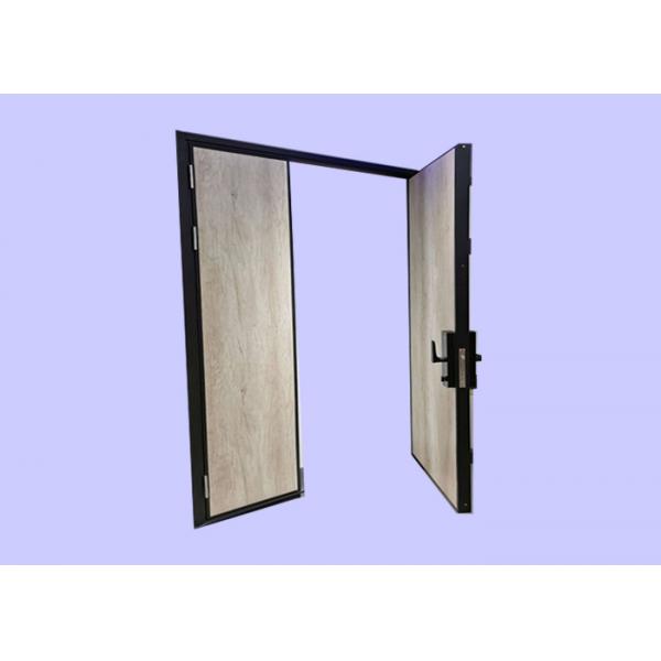 Quality 1 Hour Fire Rating Wood Fire Doors With Steel Frame For Apartment/ White Maple for sale