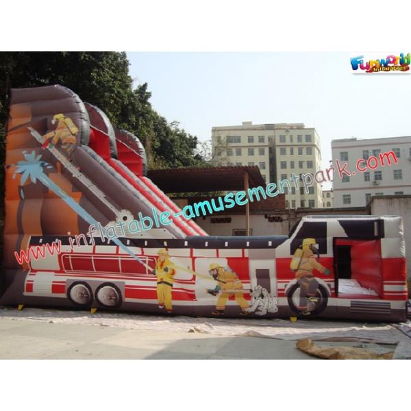 Quality Outdoor Large 0.55mm PVC tarpaulin Inflatable Commercial Inflatable Slide for for sale