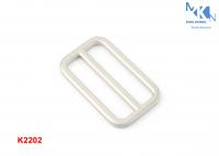 Buy cheap Flat Surface Metal Strap Adjuster Buckle Brush Nickle Color For Handbag from wholesalers