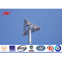 China Steel Material Mono Pole Tower For Telecommunication With Its Drawing factory