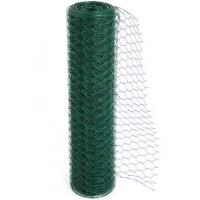 China Lowest price China direct factory pvc coated hexagonal wire mesh green plastic chicken wire mesh factory