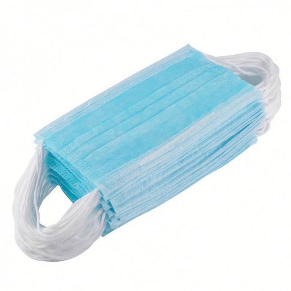 Quality Perfect Disposable Dust Mouth Mask Non Woven 3 Layer Face Mask Antibacterial for sale
