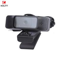 China Home / Office Live Broadcast Cameras 1920 x 1080P Plug Play Webcam For Video Calling factory