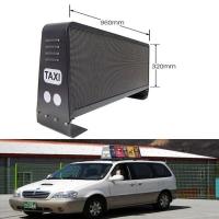China 120W P5 5000nit LED Taxi Roof Signs 960x320mm Double Sides Display factory