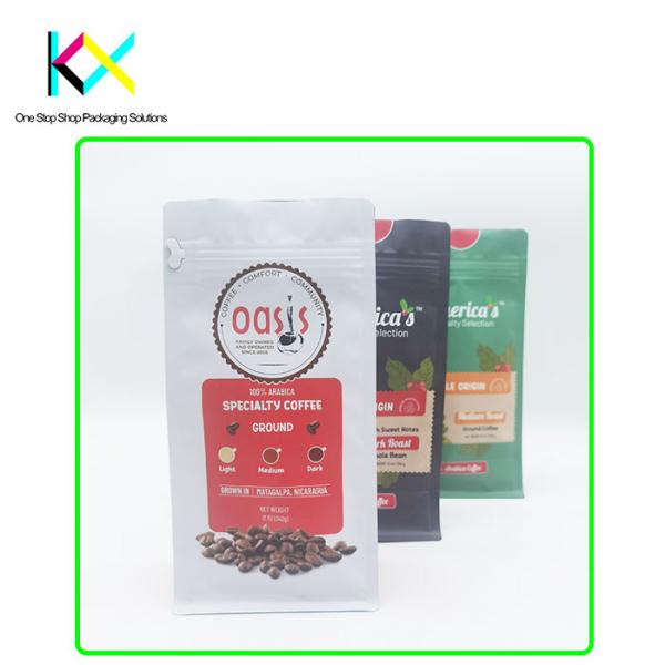 Quality OEM Coffee Bean Packaging Bags Digital Printed Coffee Bags With Valve for sale