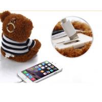 China Cute 10000mAh Cartoon Bear Power Bank Supply Cell Phone Battery Portable Charger factory