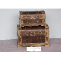 China Vintage Handicraft L51 Wood Storage Trunks Chests factory