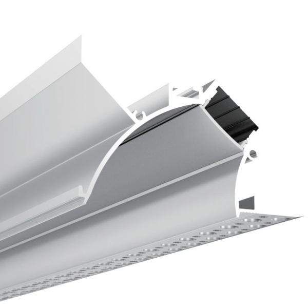 Quality 70*57mm Upward Downward Indirect Drywall LED Aluminum Profile For Cove Lighting Design for sale
