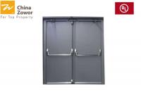 China Steel FD30 fire door with fireproof glass color can be customized factory