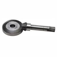 China Common Hypoid Gear Helical Bevel Pinion Gear Shaft 90 Degree Right Angle Bias factory
