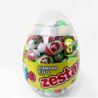 Quality 6g Diamond and Dinosaur Egg Shape Healthy Hard Candy ,Healthier Lollipop with for sale