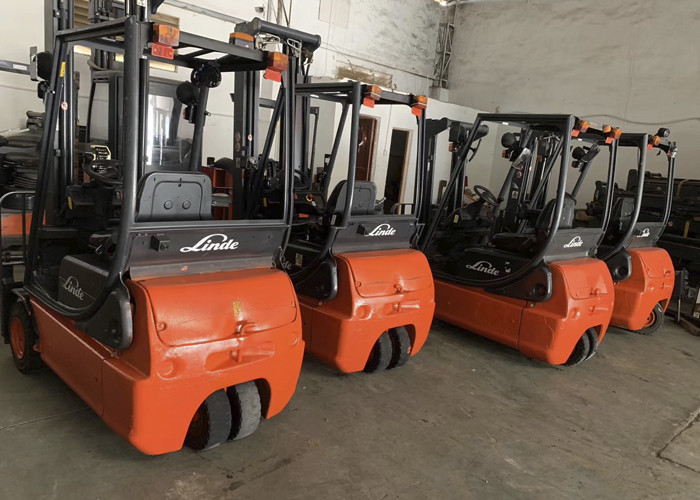 China Second Hand Electric Powered Forklift / Counterbalance Forklift Truck 2850 - 6605mm Lift Height factory