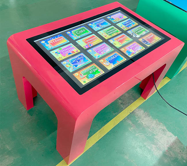 Children Interactive Touch Screen Table To Study For Kids