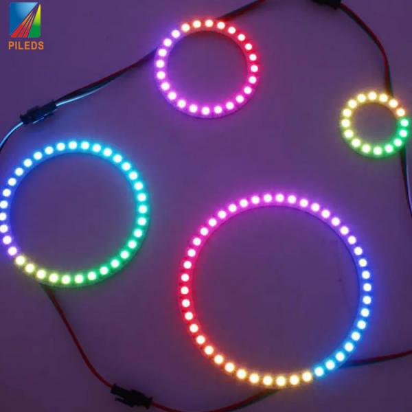 Quality Addressable Pixel LED Circle DC 5V WS2812 5050 RGB Full Color for sale